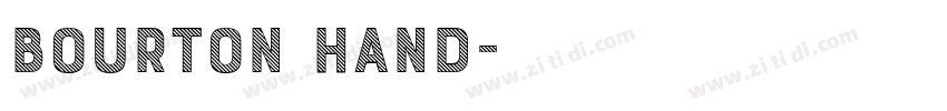 Bourton Hand字体转换